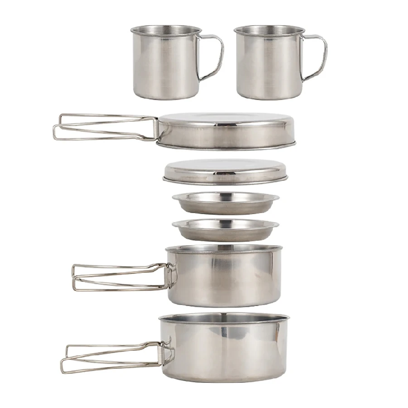 Campfire Cooking Anime - 8 stks/set Camping Kookgerei Mess Kit