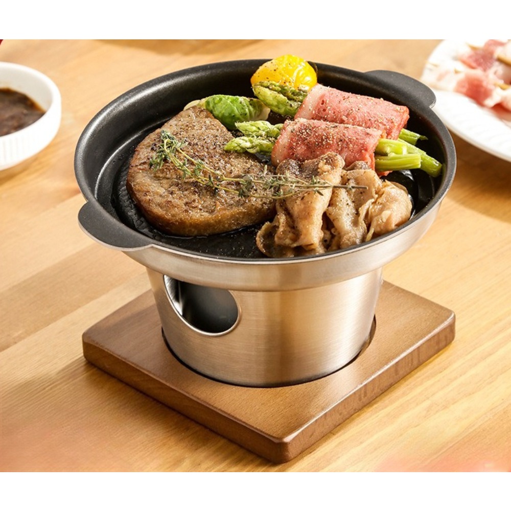 Japanese Camping Cooking - Mini BBQ Koreaanse Desktop BBQ Anti-aanbak