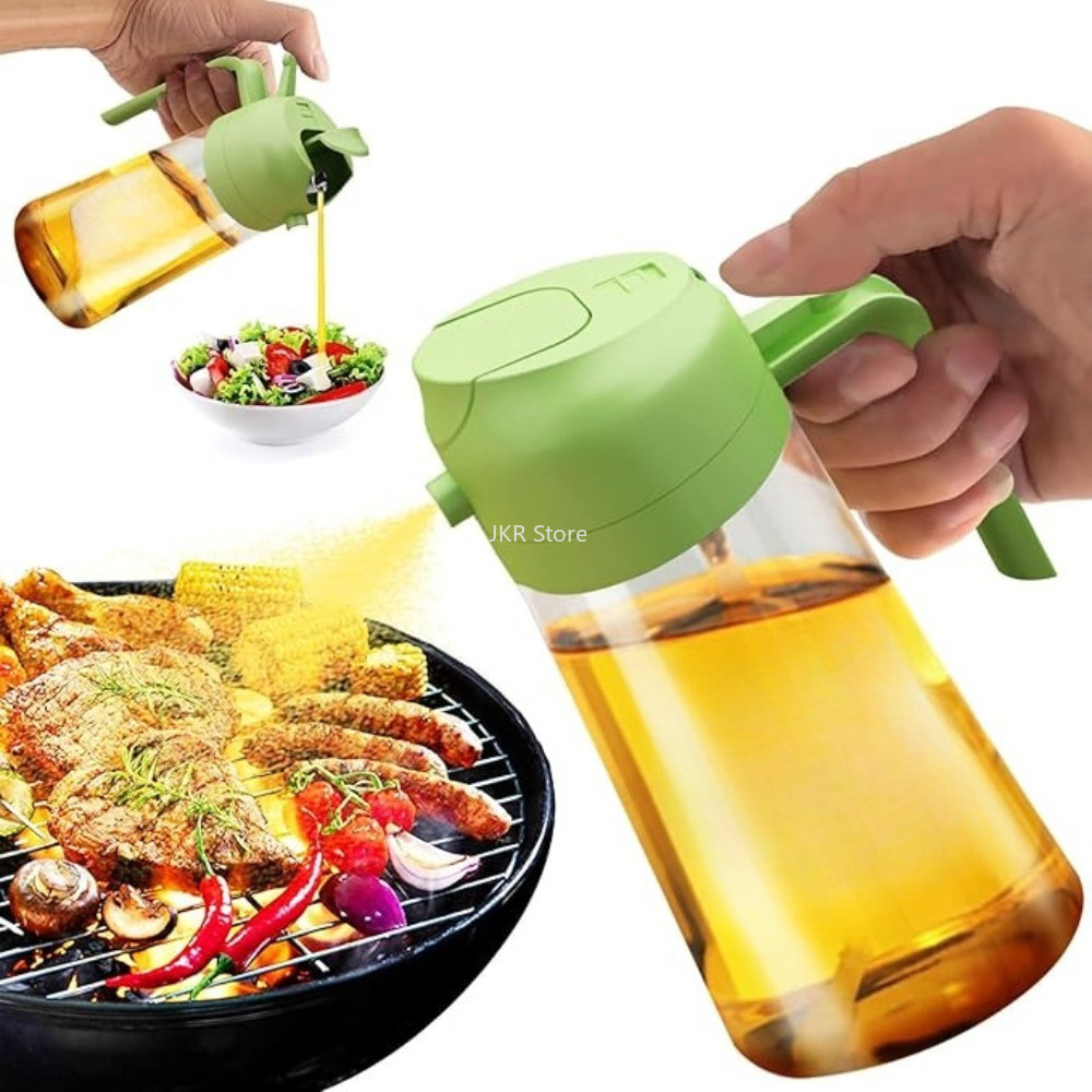 Camping Cooking - 2-in-1 olijfolie spuitfles dispenser grote capaciteit