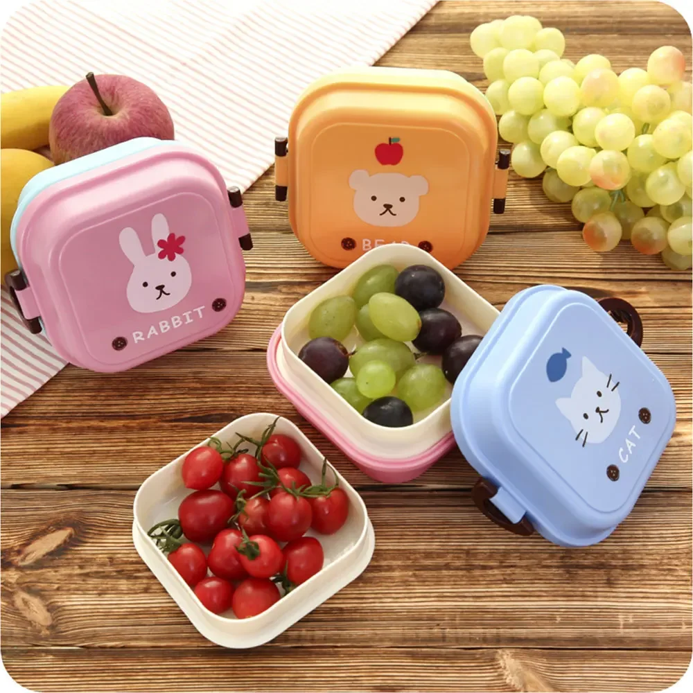 Camping Cooking Box Set - Kinderen Mini Leuke Cartoon Voedsel Opbergdoos
