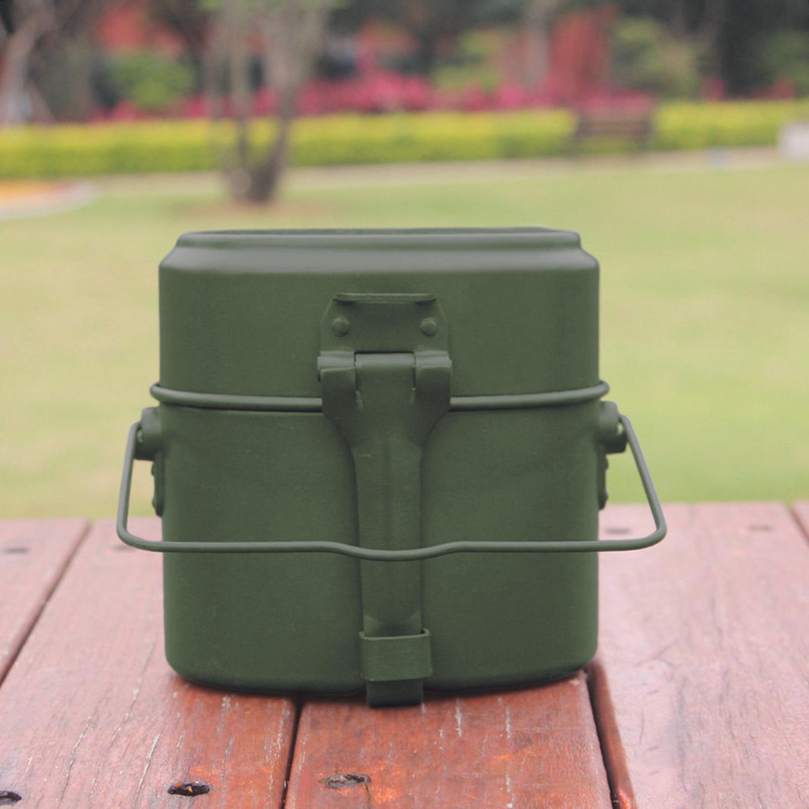 Camping Cooking Box Set - Outdoor kookpottenset Aluminium lunchbox Thermische pan