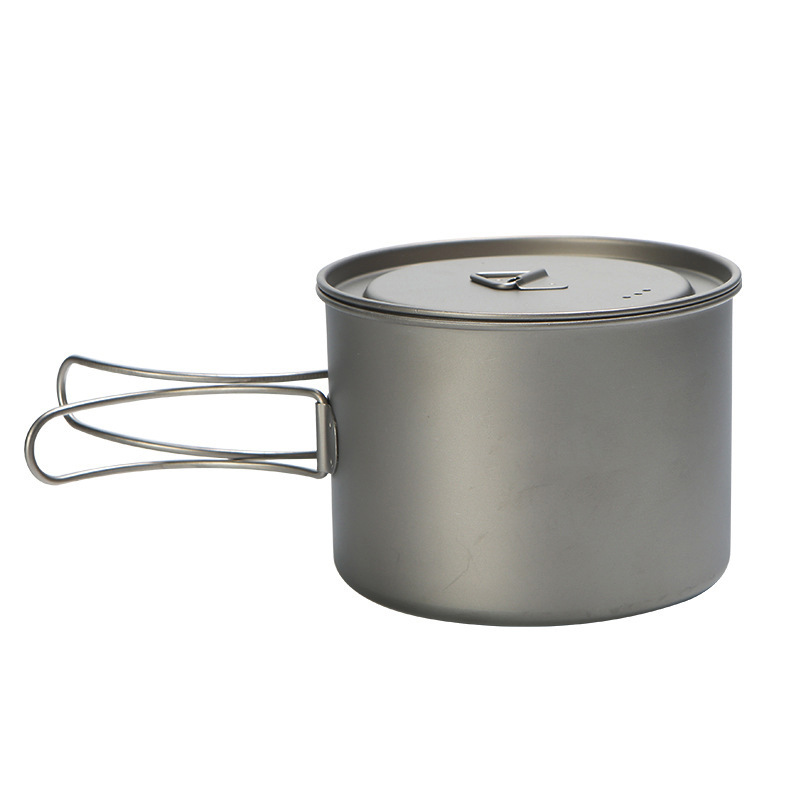 Camping Cooking System - Buiten Picknick Titanium Kookpot 750Ml 900Ml