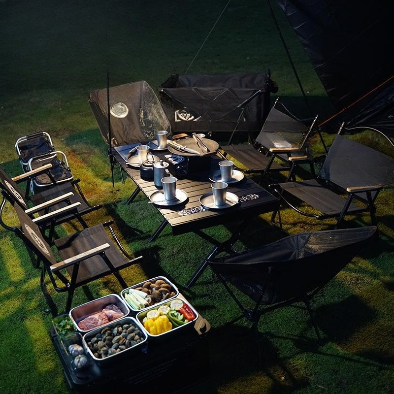 Camping Cooking Canopy - Kampeerset Buitentent, luifel Kampeeruitrusting Volledige set