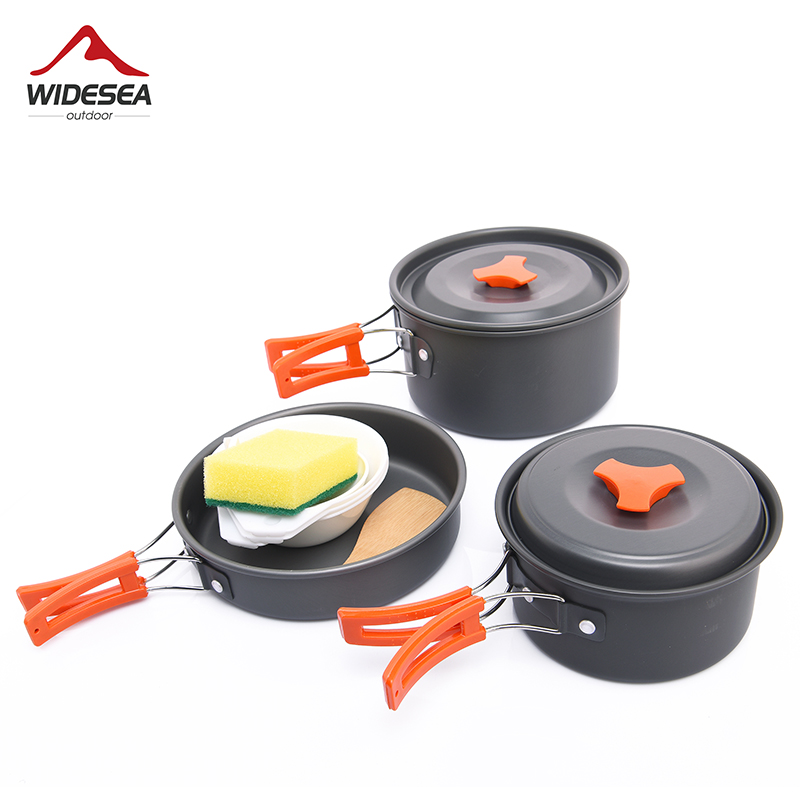 Camping Cooking And Eating Set - Widea Camping Outdoor Kookgerei Servies Serviesgoed