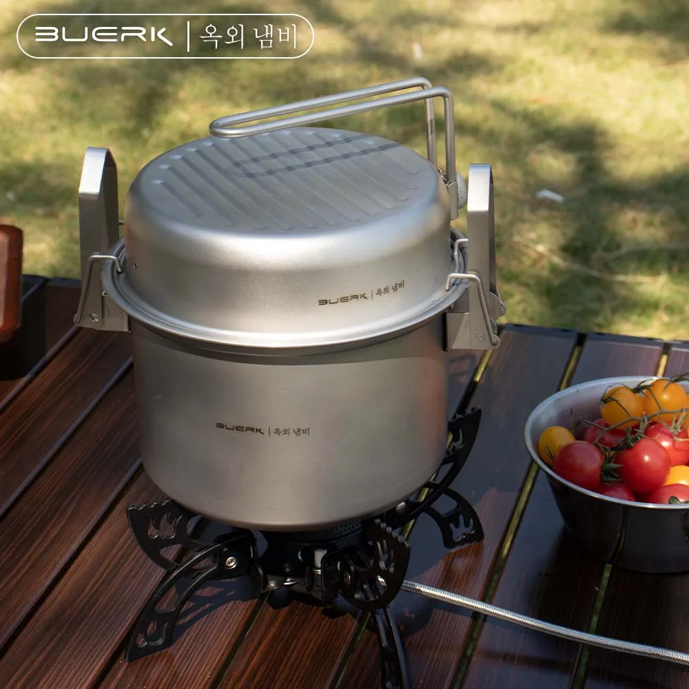 Camping Cooking System - Outdoor Camping Multifunctionele stoom- en frituurpan,