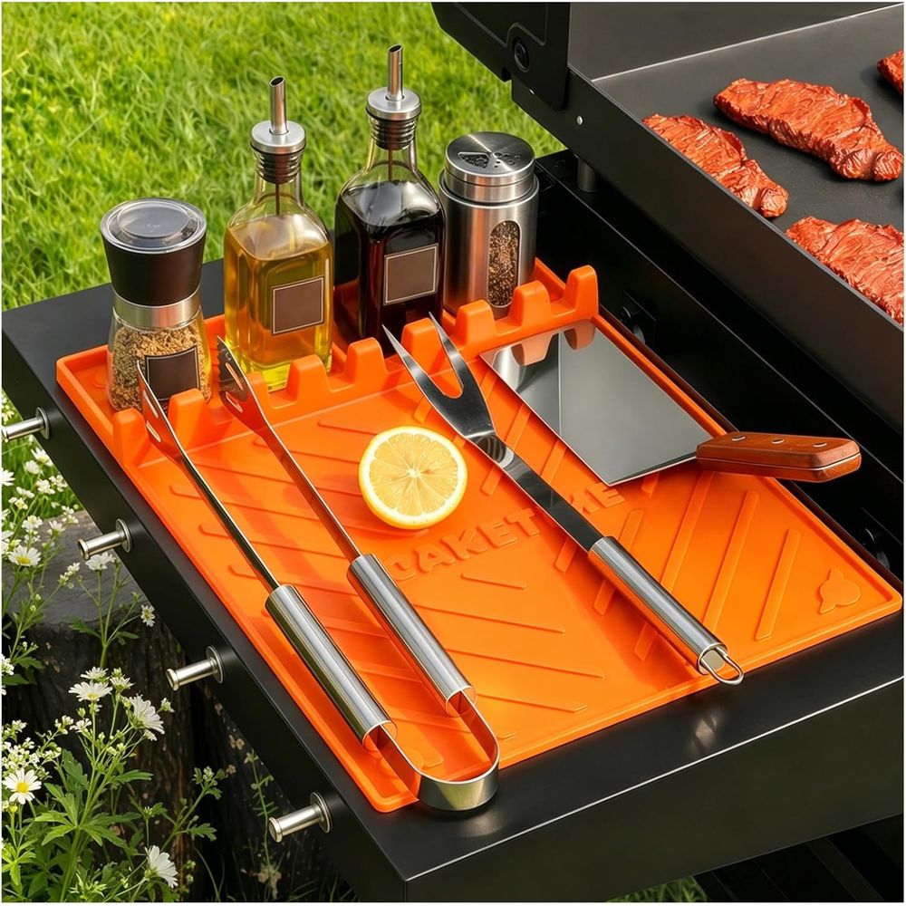 Camping Cooking - Siliconen grillmatten of accessoires voor grillplaten