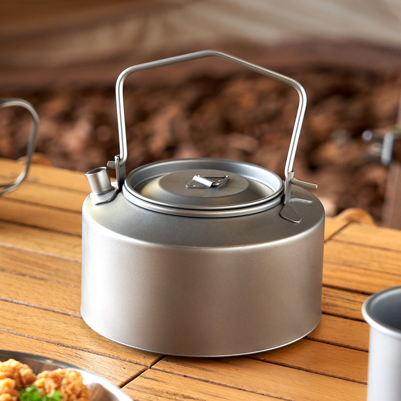 Camping Cooking System - Camping Water Koken Ketel Titanium Ketel
