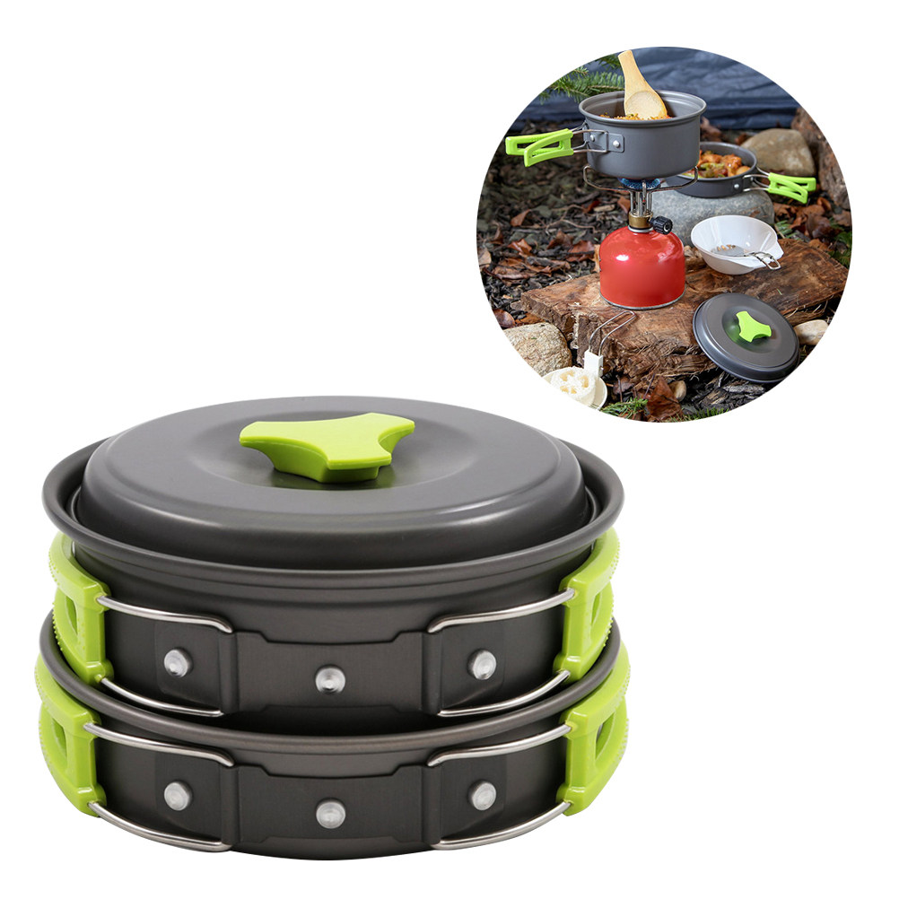 10-delige lichtgewicht camping - Camping Lightweight Cooking Pot recensie en prijs