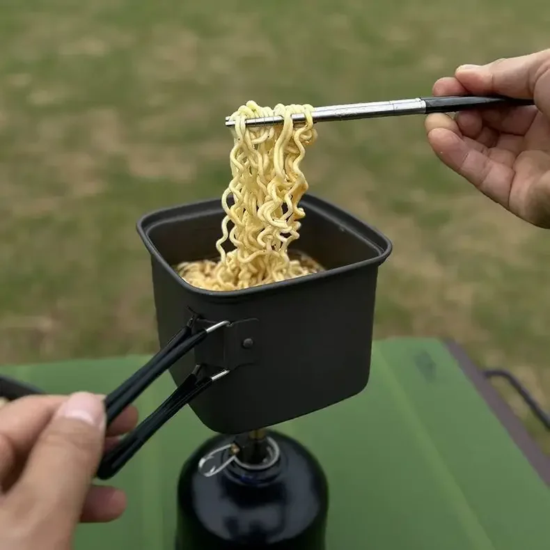 Outdoor Camping Vierkante Pot  - Camping Cooking Box Set recensie en prijs
