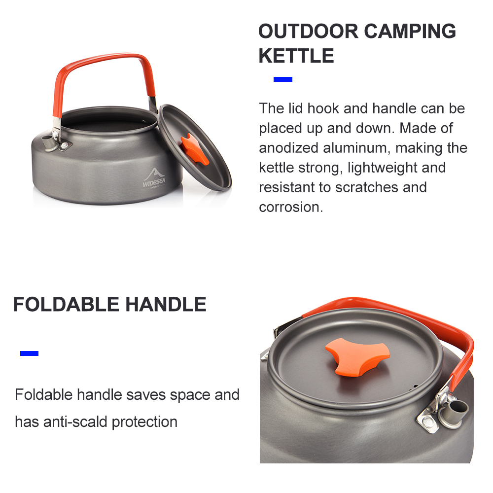Widesea 1.1L 2L1.5L Camping Wa - Camping Cooking System recensie en prijs