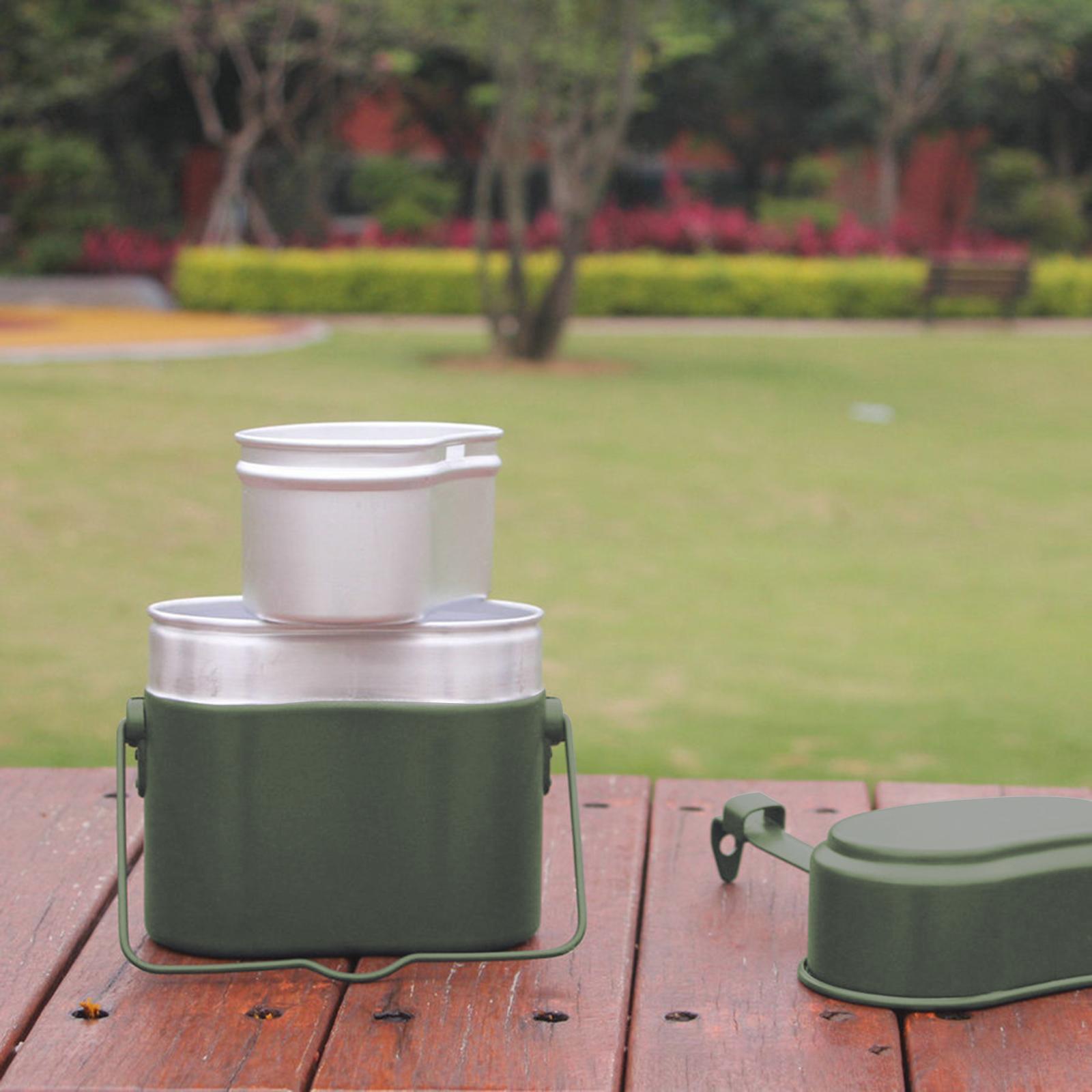 3 stks/set lunchbox aluminium  - Camping Cooking Box Set recensie en prijs