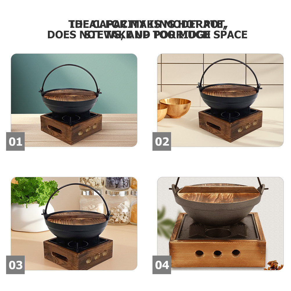 1Set Gietijzeren Japanse Sukiy - Japanese Camping Cooking recensie en prijs