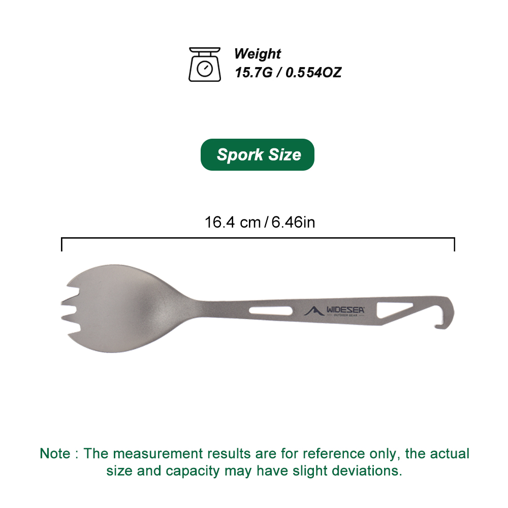 Widesea Camping Kookset Spork  - Camping Outdoor Cooking Set recensie en prijs