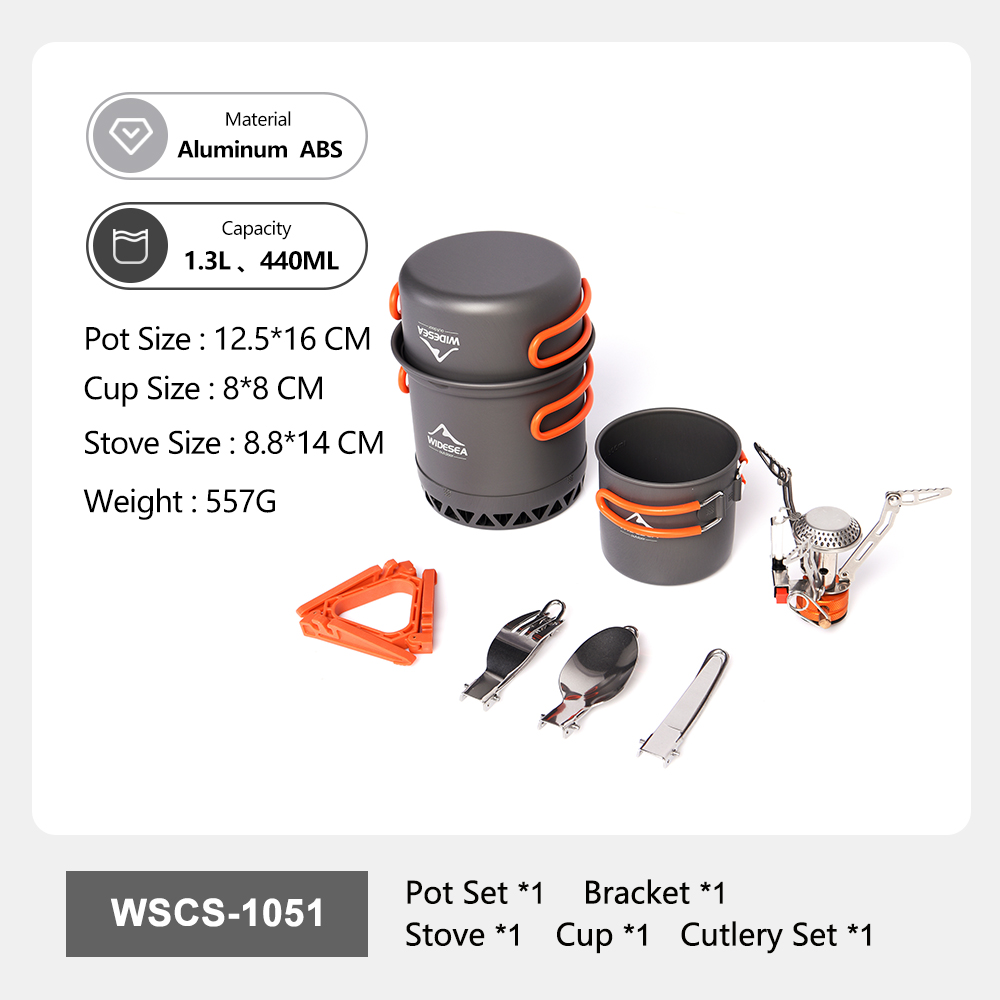Widesea Draagbare Camping Kook - Camping Cooking And Eating Set recensie en prijs