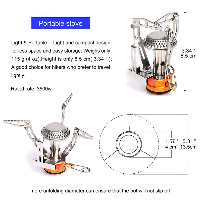 Widesea Draagbare Camping Kook - Camping Cooking And Eating Set recensie en prijs