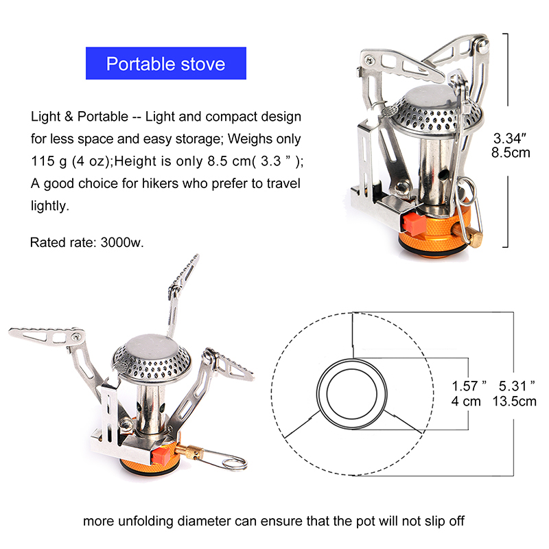 Widesea Eendelig gasfornuis 35 - Camping Cooking System recensie en prijs