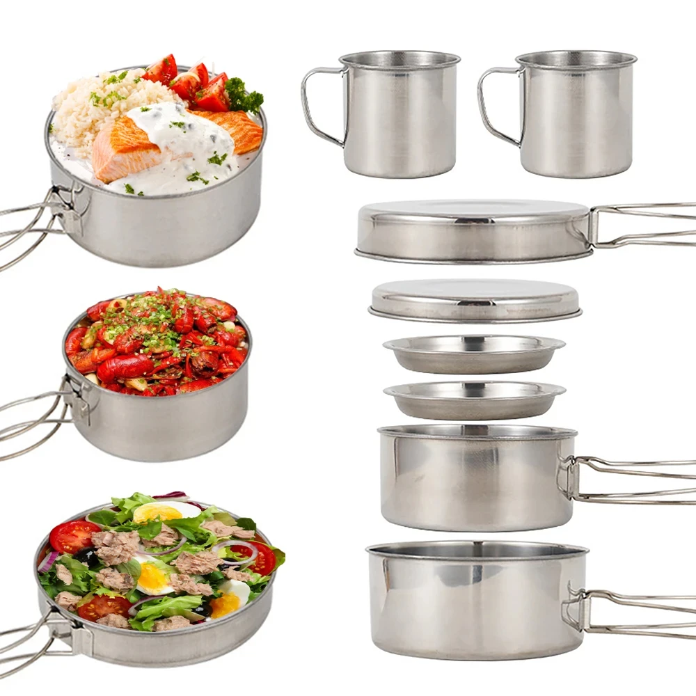 8 stks/set Camping Kookgerei M - Campfire Cooking Anime recensie en prijs
