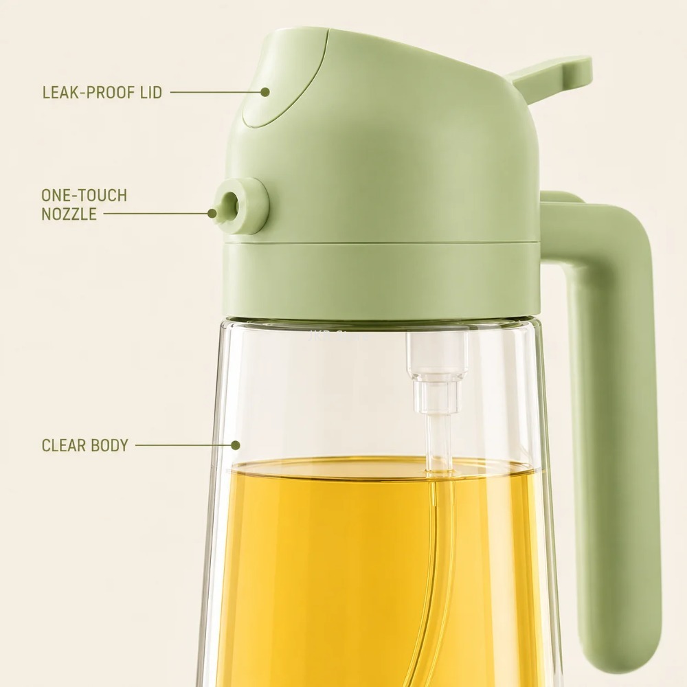 2-in-1 olijfolie spuitfles dis - Camping Cooking recensie en prijs