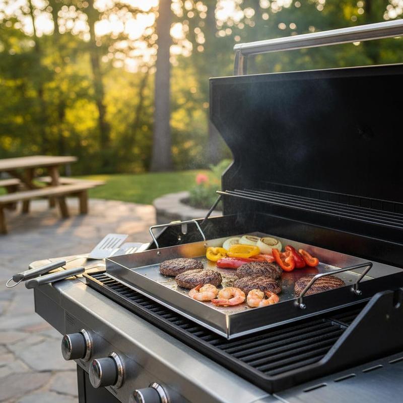 Universele platte bakplaat 18x - Camping Outdoor Cooking Set recensie en prijs