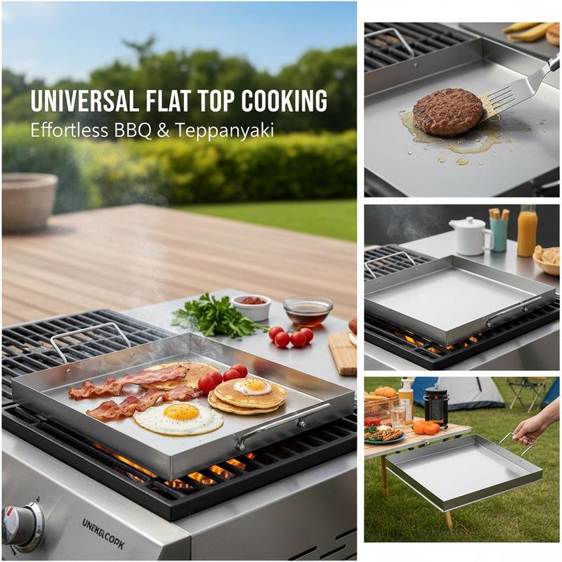 Universele platte bakplaat 18x - Camping Outdoor Cooking Set recensie en prijs