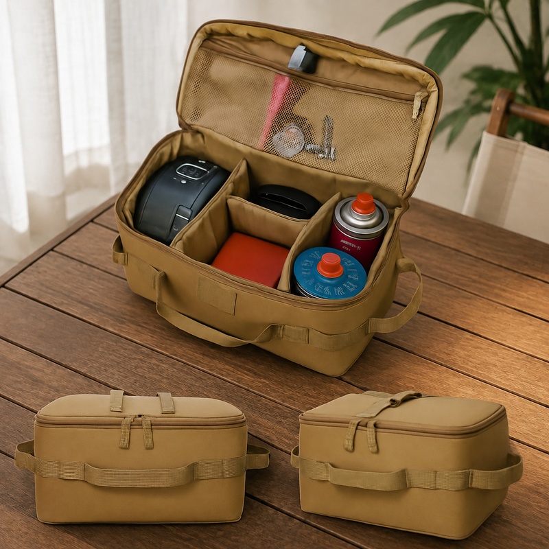 Duurzame opbergtas voor kamper - Camping Outdoor Cooking Set recensie en prijs