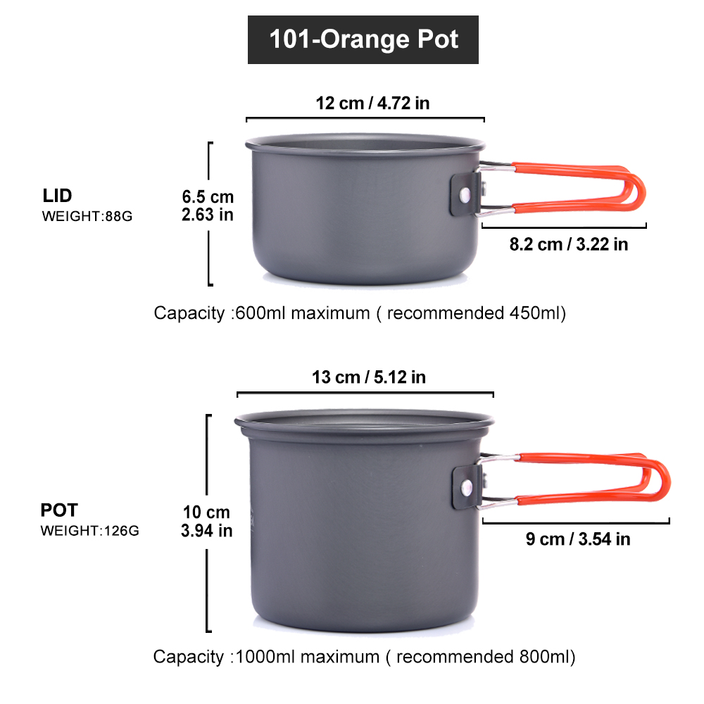 Widesea camping servies outdoo - Camping Cooking And Eating Set recensie en prijs