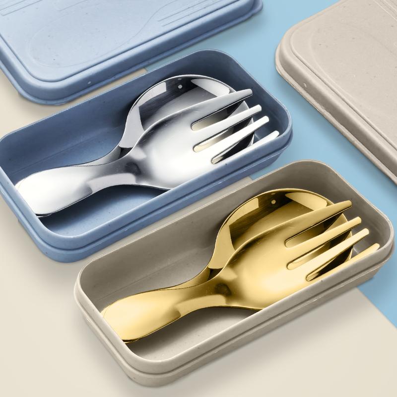 Roestvrij staal draagbare lepe - Camping Cooking And Eating Set recensie en prijs
