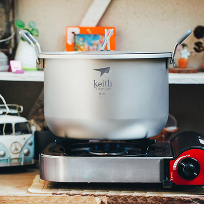 Keith-Camping kookset, titaniu - Mess Kit Titanium recensie en prijs