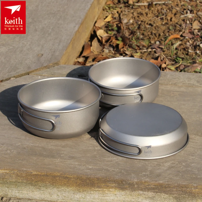 Keith 3PCS Titanium Kookgerei  - Campfire Cooking Anime recensie en prijs