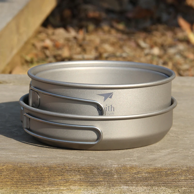Keith 3PCS Titanium Kookgerei  - Campfire Cooking Anime recensie en prijs
