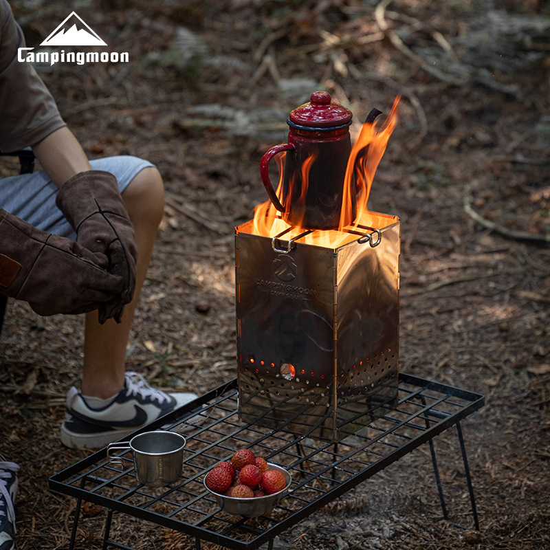 MT-18 CAMPINGMOON Opvouwbare d - Charcoal Chimney Starter recensie en prijs