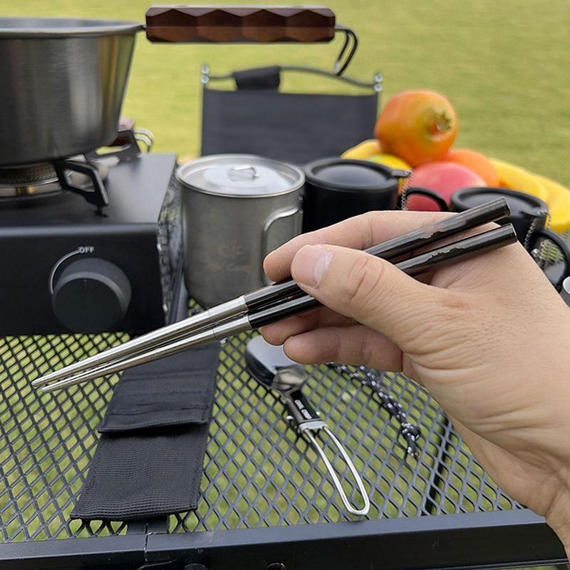Opvouwbare Lepel Eetstokjes Re - Camping Cooking And Eating Set recensie en prijs