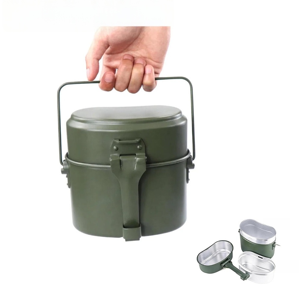 3-delige aluminium lunchboxset - Camping Cooking Box Set recensie en prijs