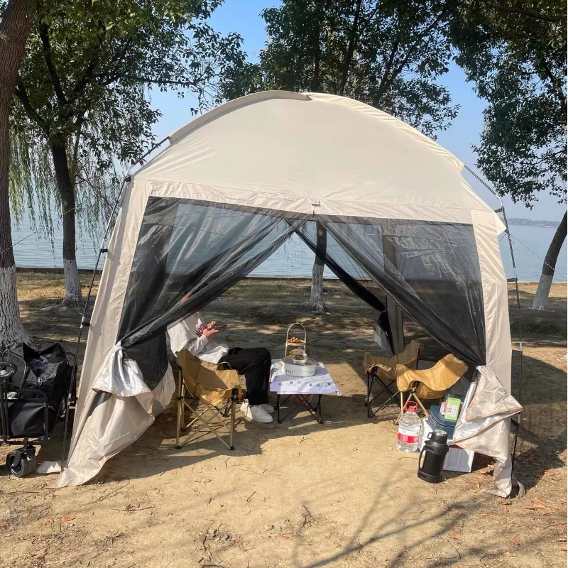 Buitenzonnescherm kampeertent, - Camping Cooking Canopy recensie en prijs
