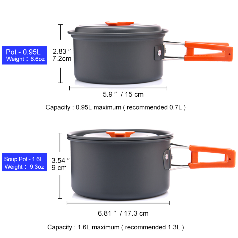 Widea Camping Outdoor Kookgere - Camping Cooking And Eating Set recensie en prijs