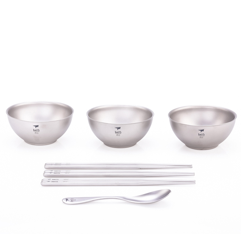 Keith kookset, titanium kom ee - Camping Cooking Box Set recensie en prijs