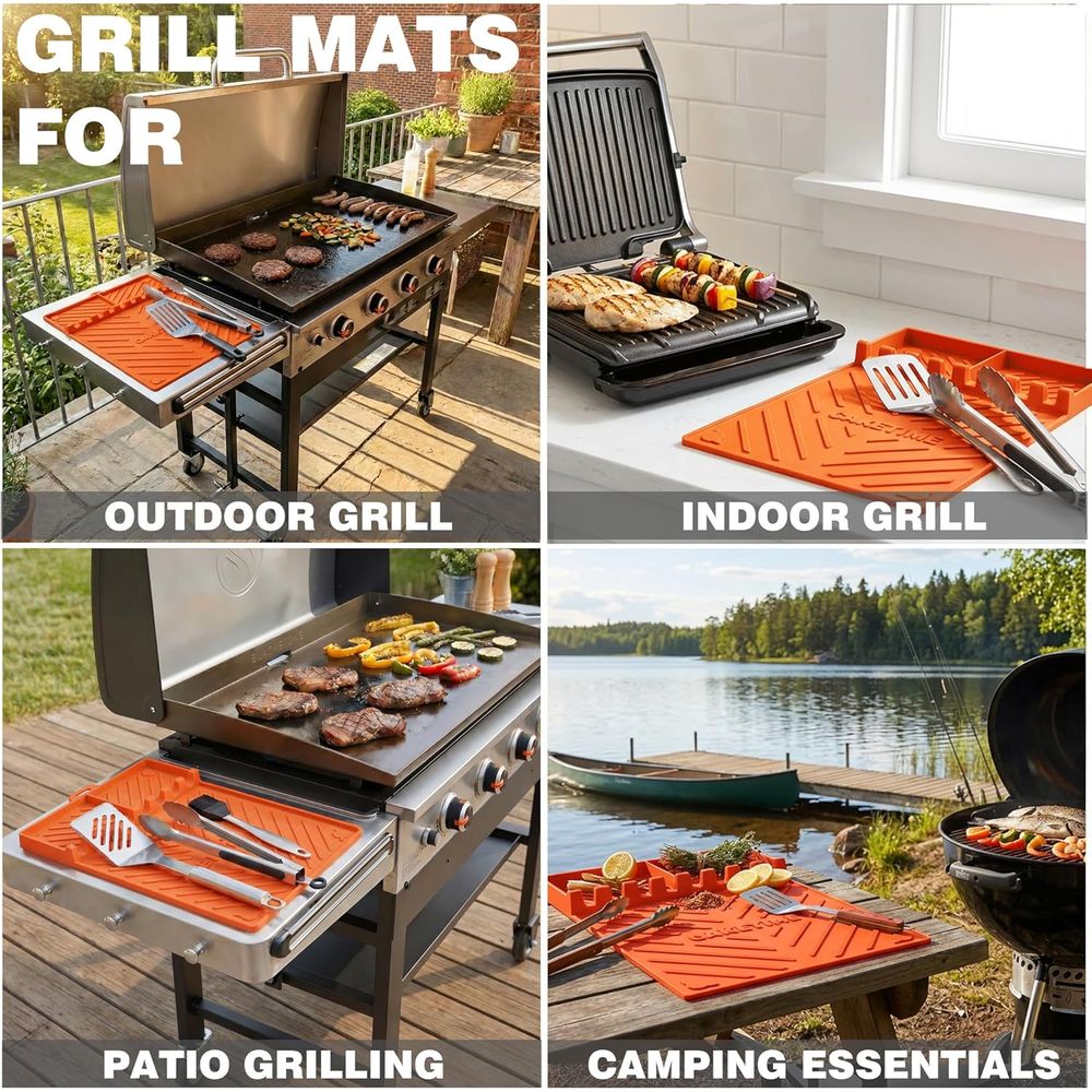 Siliconen grillmatten of acces - Camping Cooking recensie en prijs