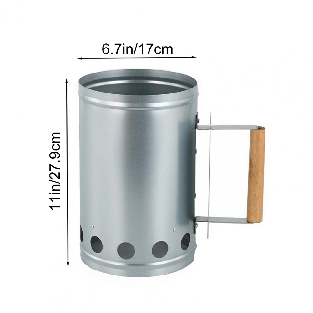 Vuurvaste houtskoolstarter met - Charcoal Chimney Starter recensie en prijs