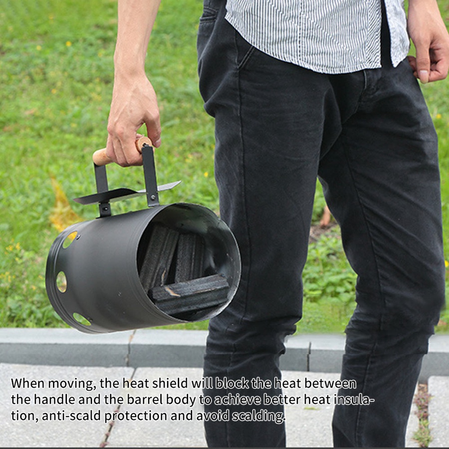 Buiten BBQ-rek gereedschap bui - Charcoal Chimney Starter recensie en prijs