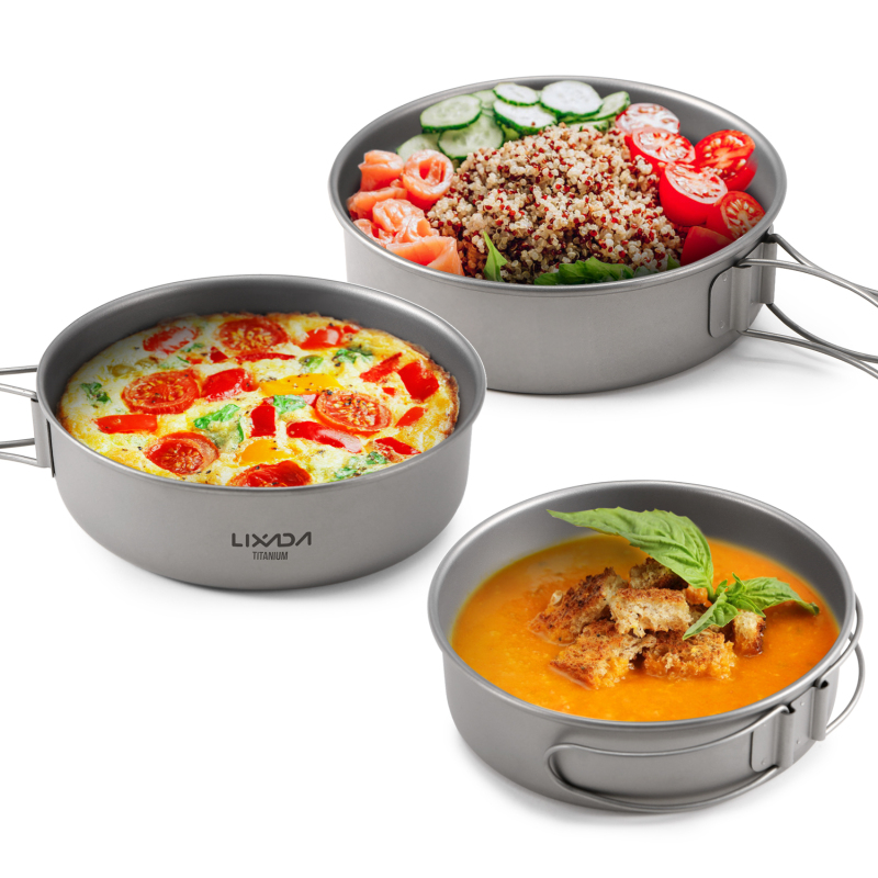 Lixada Titanium Kommen Ultrali - Mess Kit Titanium recensie en prijs