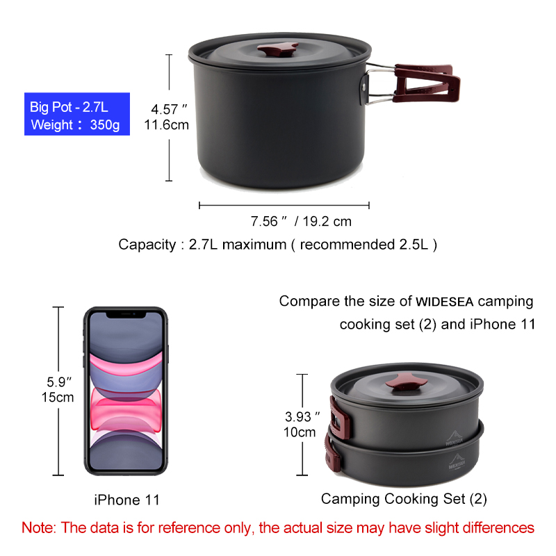 Widesea Camping Kookgerei Set  - Camping Cooking And Eating Set recensie en prijs