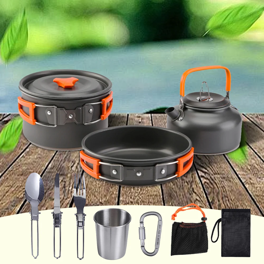 Campingkookgerei Set Ketel Pot - Camping Outdoor Cooking Set recensie en prijs