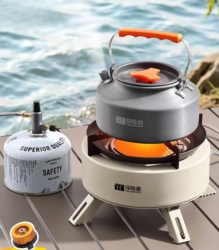 Draagbare split-gasfornuis voo - Camping Cooking Box Set recensie en prijs