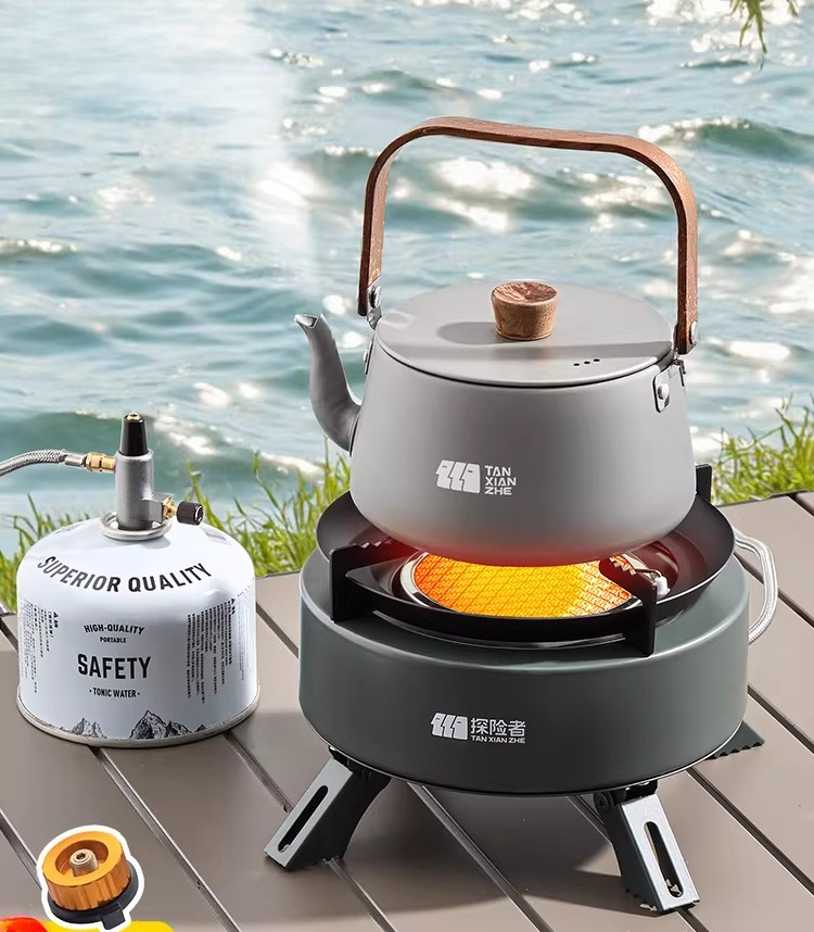 Draagbare split-gasfornuis voo - Camping Cooking Box Set recensie en prijs